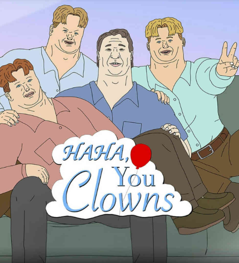 哈哈,你们这些小丑