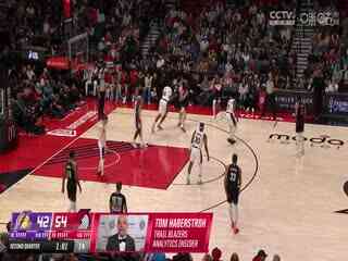 NBA常规赛 湖人VS开拓者 20250414