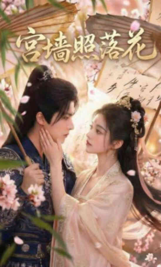宫墙照落花